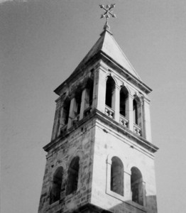 Zvonik manastira Krka sagrađen 1790.